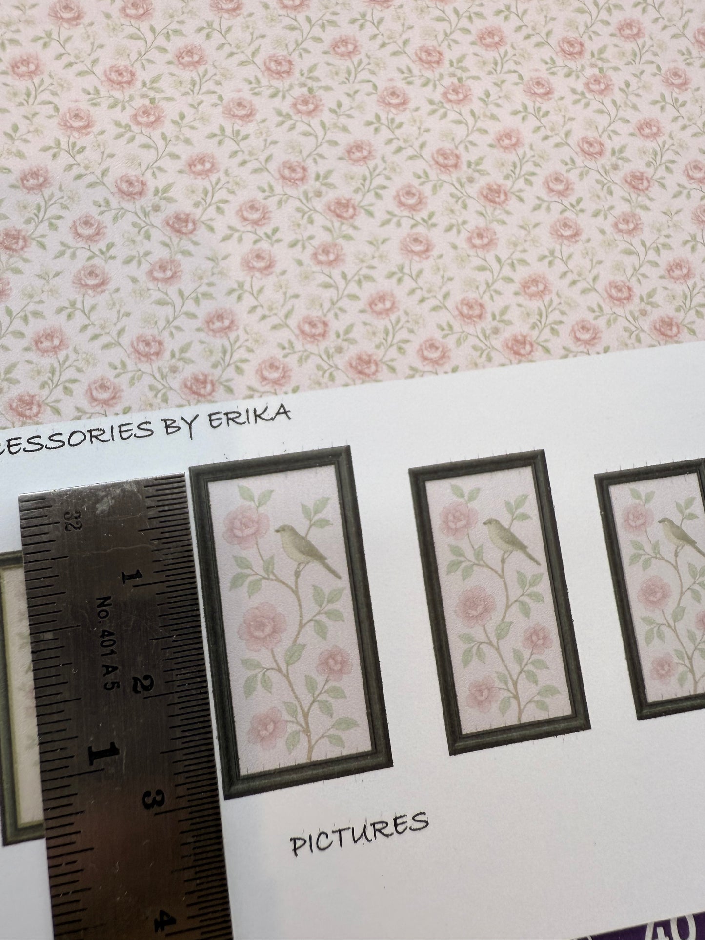 SET WALLPAPER . Victorian floral pink