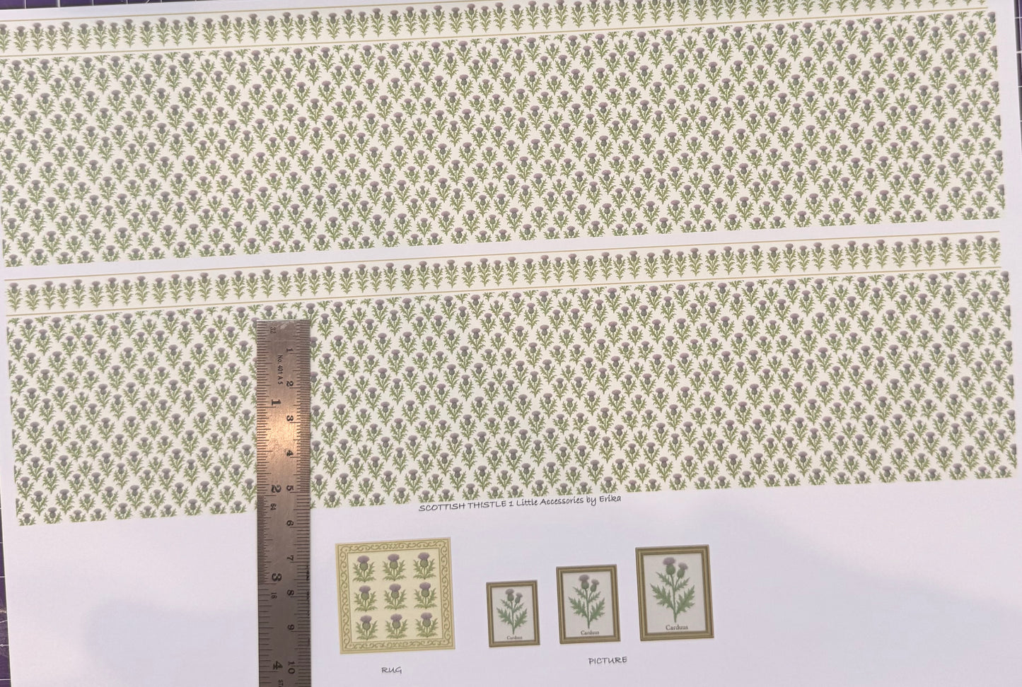 SET WALLPAPER THISTLE 1/48