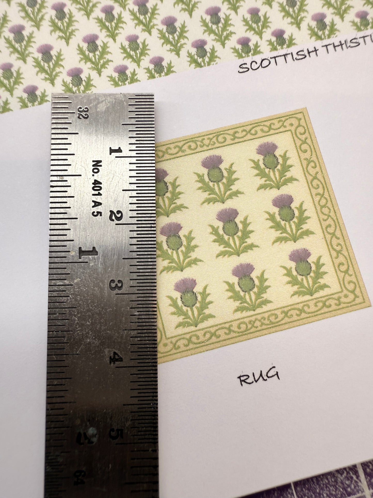 SET WALLPAPER THISTLE 1/48