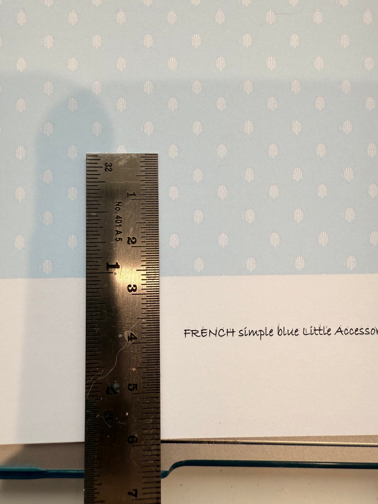 Fabric FRENCH simple blue