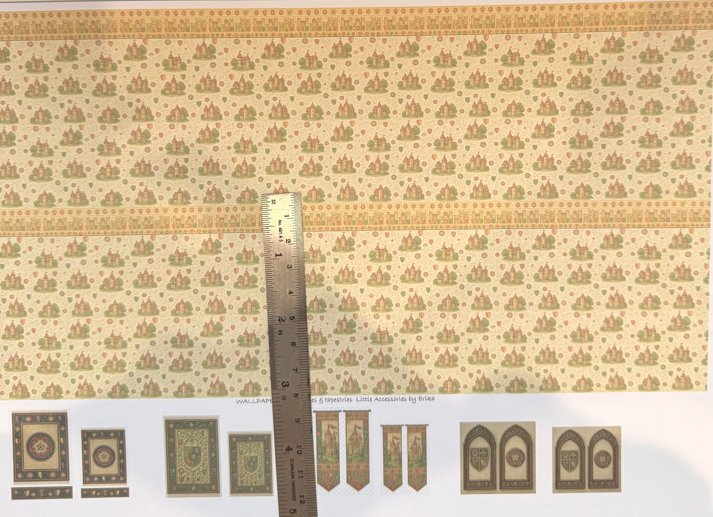 SET WALLPAPER Castles & tapestry set