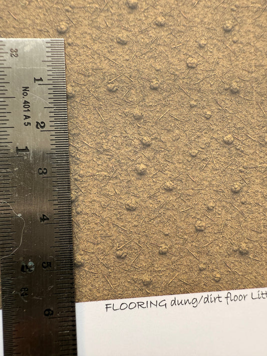 Wallpaper flooring dung/dirt floor