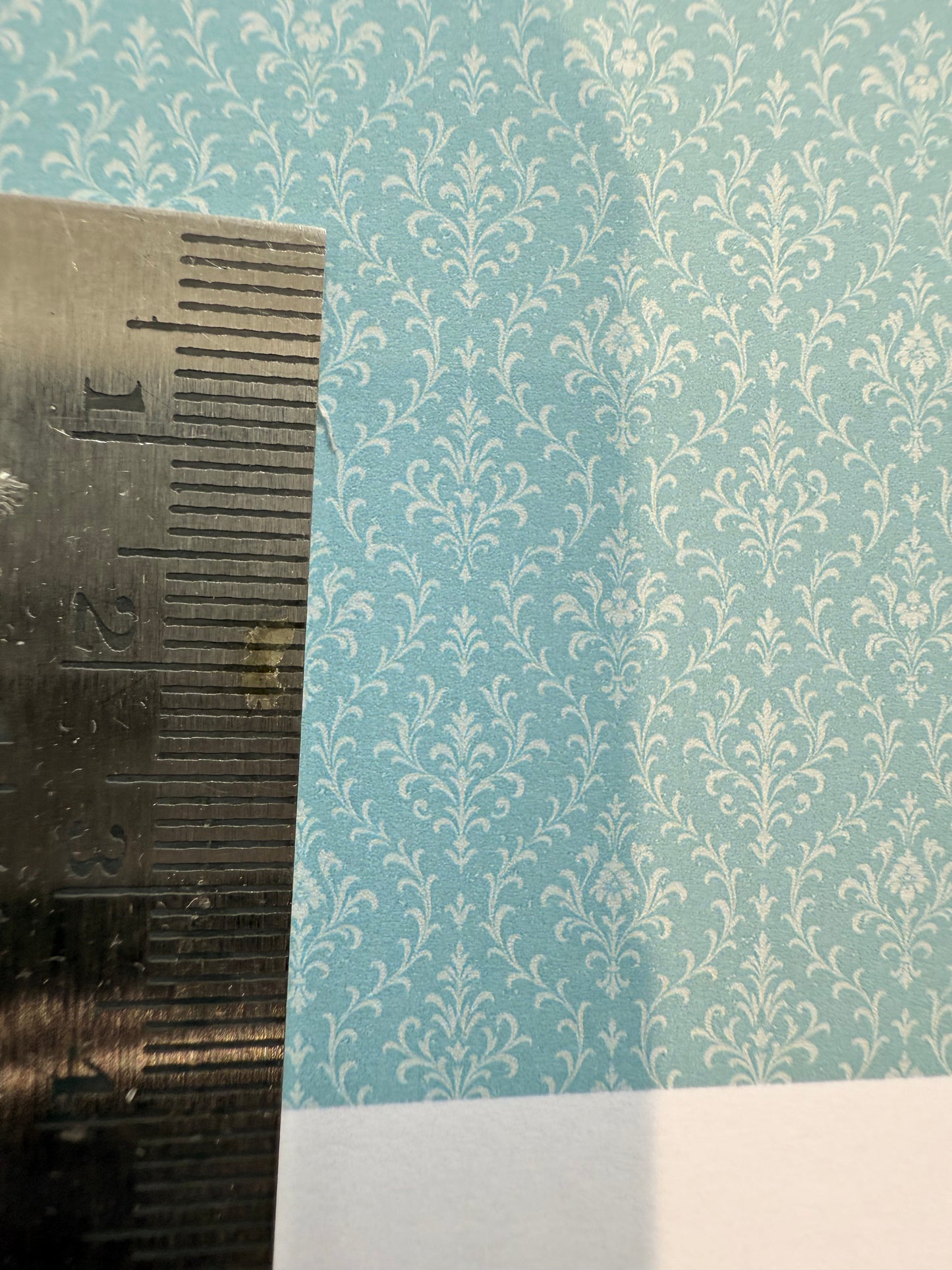 SET WALLPAPER Edwardian blue