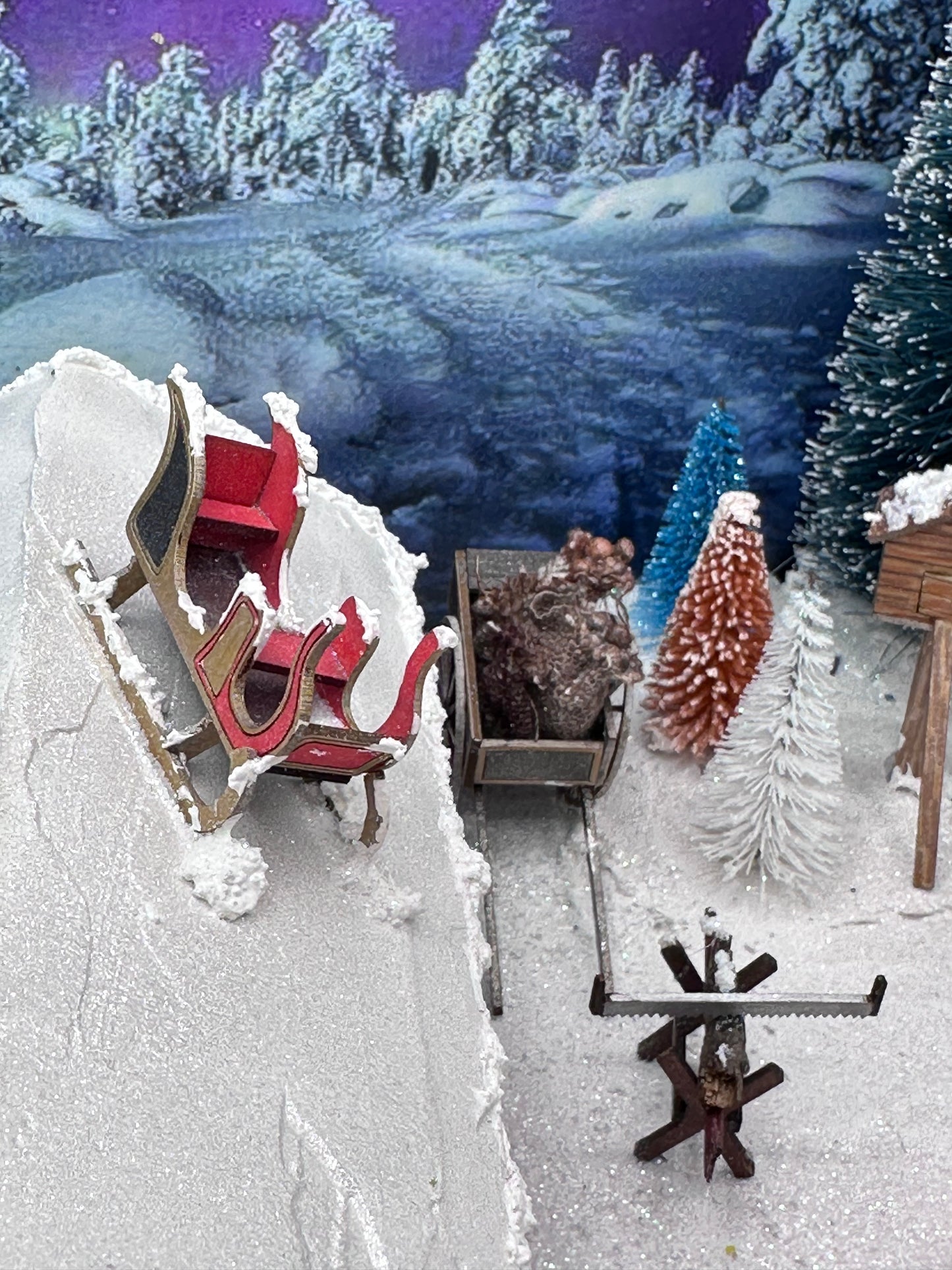 Advent Finnish sleigh. 1/48th scale KIT