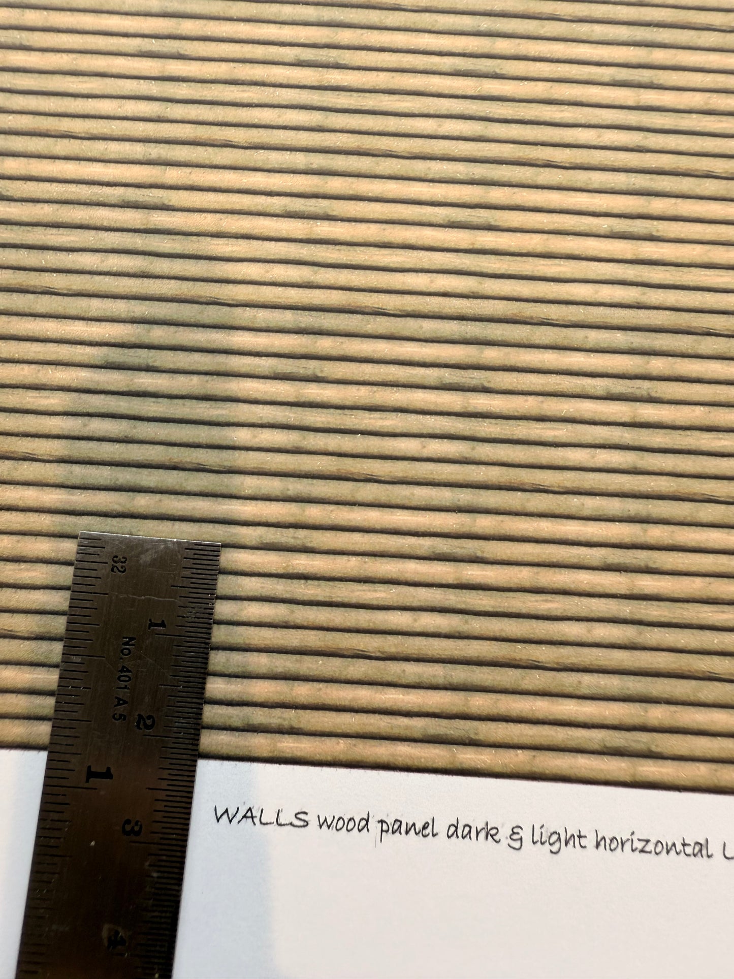 WALLPAPER WOOD PANELLING 1/48