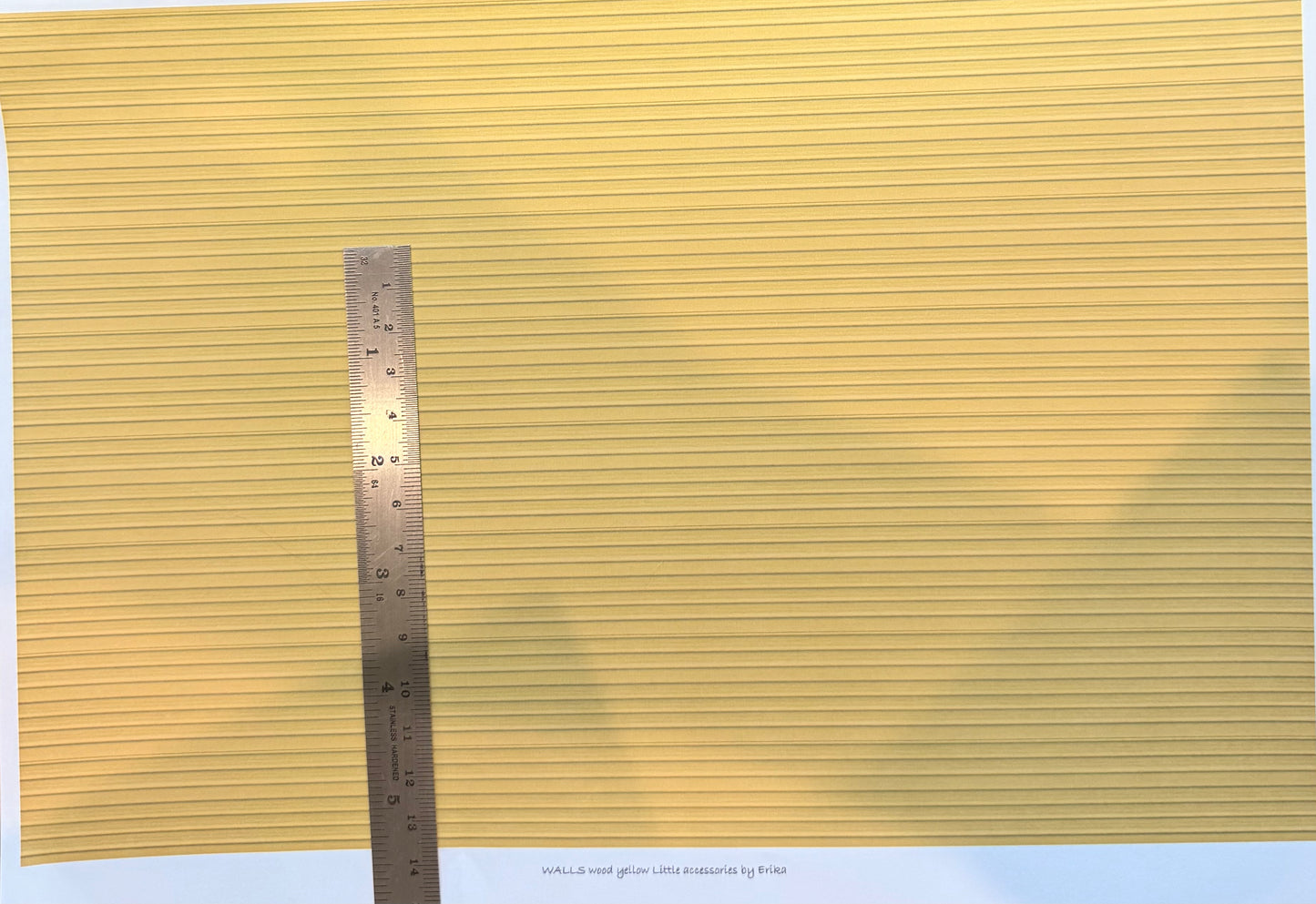 WALLPAPER WOOD PANELLING WARM YELLOW HORIZONTAL