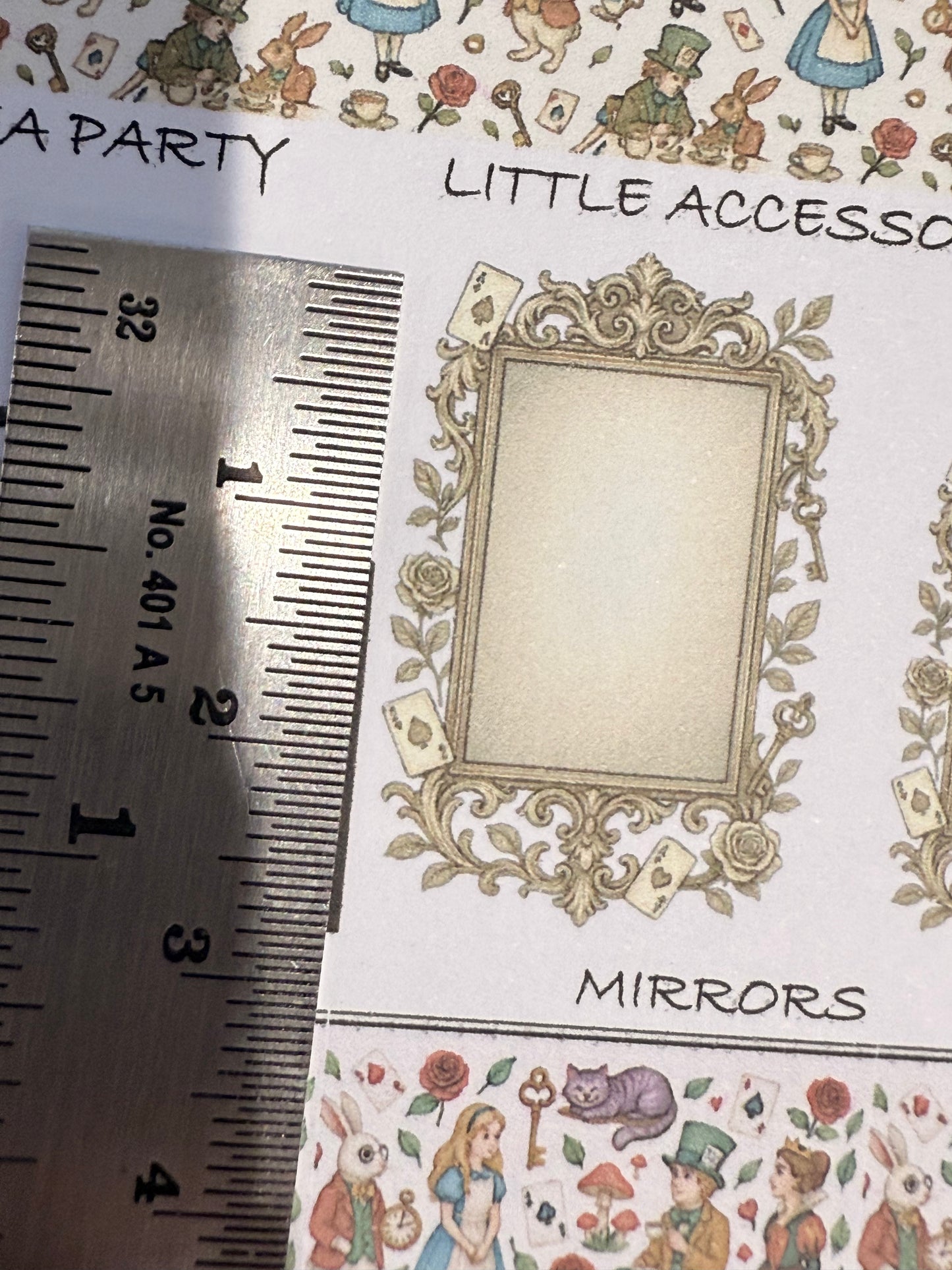 SET OF 1/48 SCALE ALICE & HER TEA PARTY