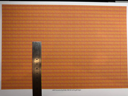 Wallpaper. CIRCUS. red & gold stripes 1