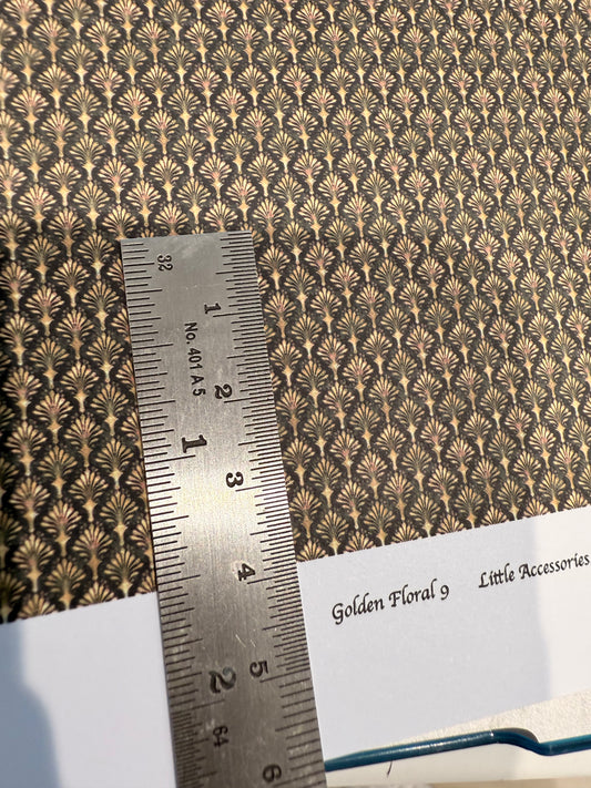 wallpaper Victorian Golden floral 9.  1/48