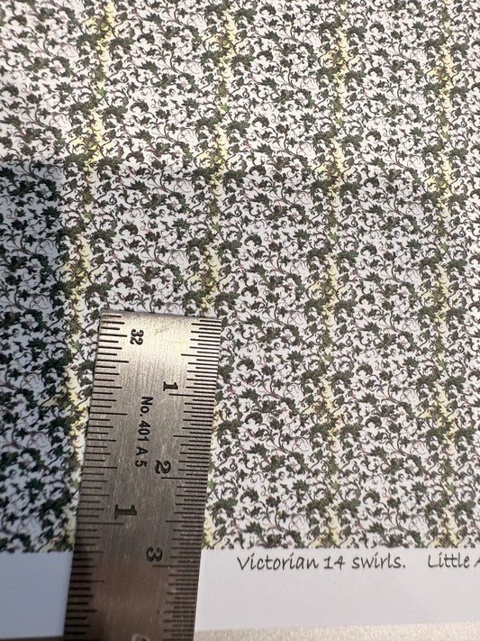 FABRIC Victorian 14 swirls
