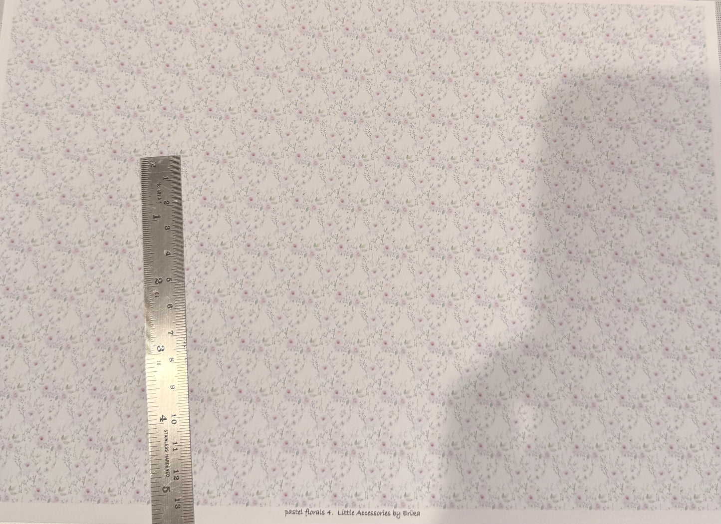 Wallpaper Pastel florals 4.   1/48th scale