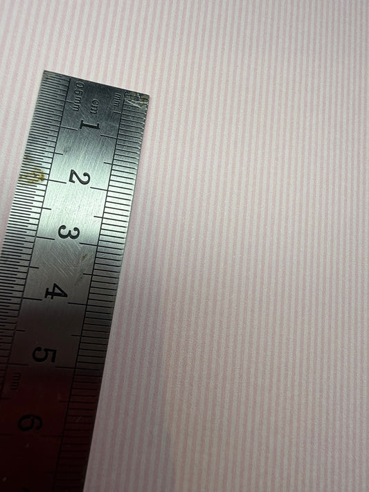 Wallpaper. FRENCH. Pink stripes 1/48th scale