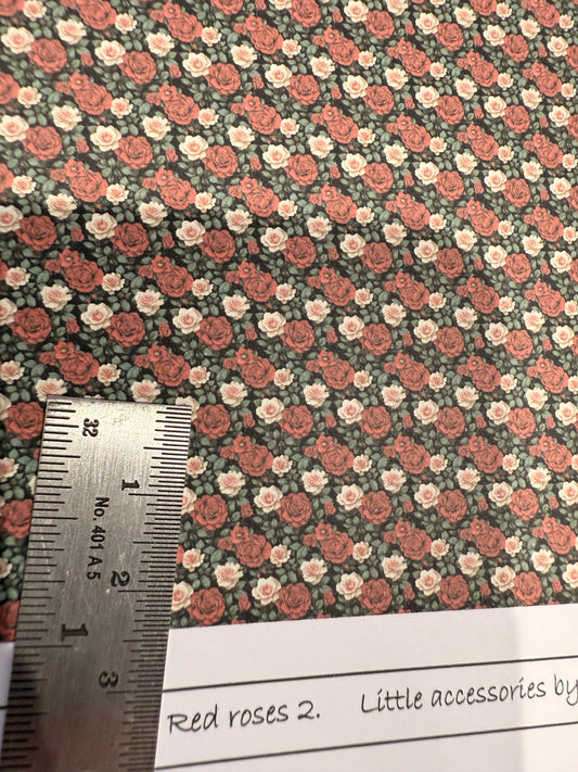 Wallpaper Floral Red roses 2