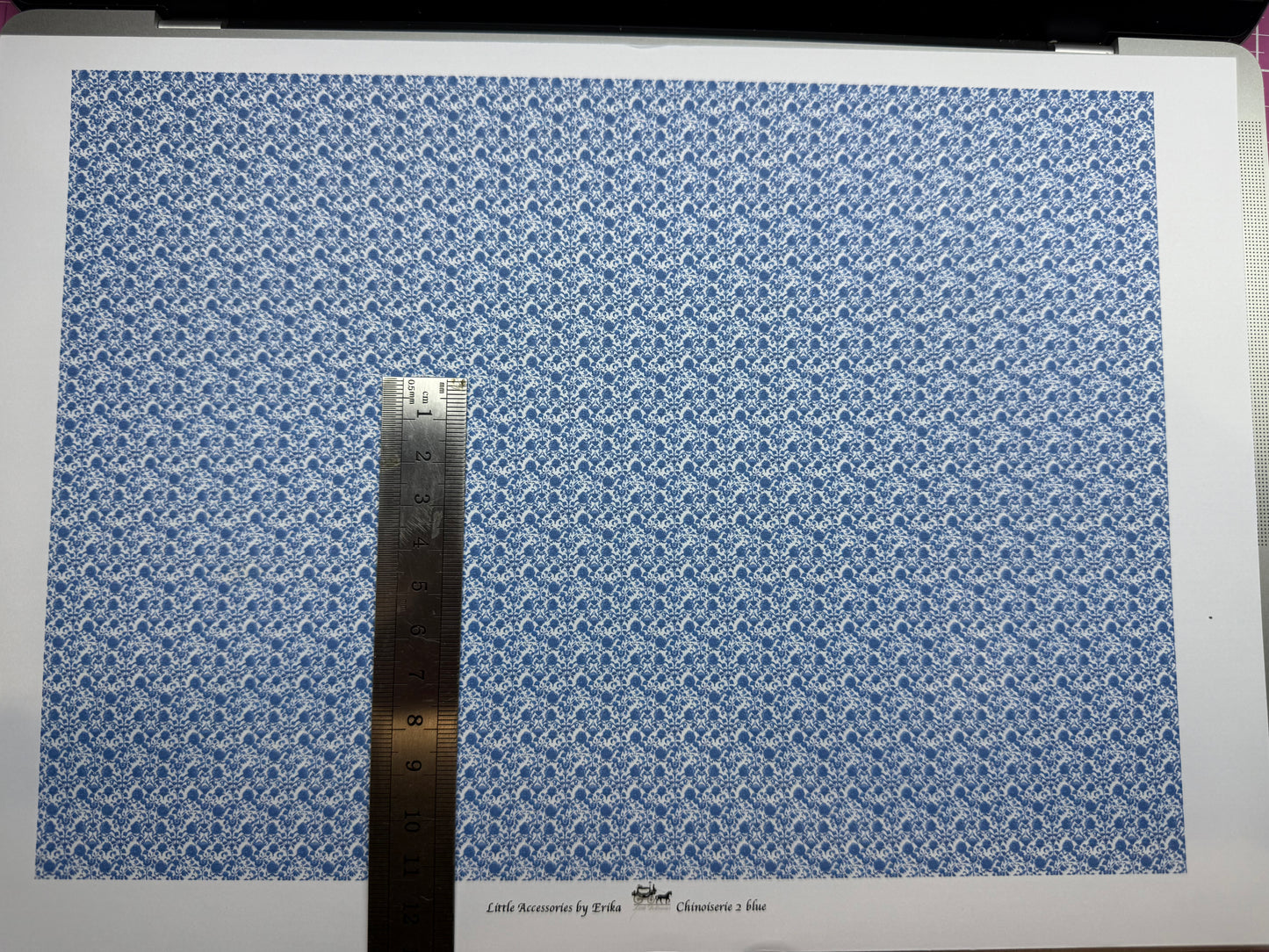 Wallpaper. FRENCH Chinoisery 2 blue