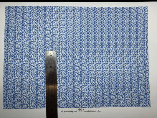 Wallpaper FRENCH. Chinoiserie blue 3