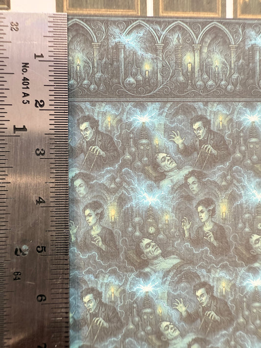 SET. HALLOWEEN/ FRANKENSTEIN 1/48TH SCALE  (MATCHING FABRIC AVAILABLE)