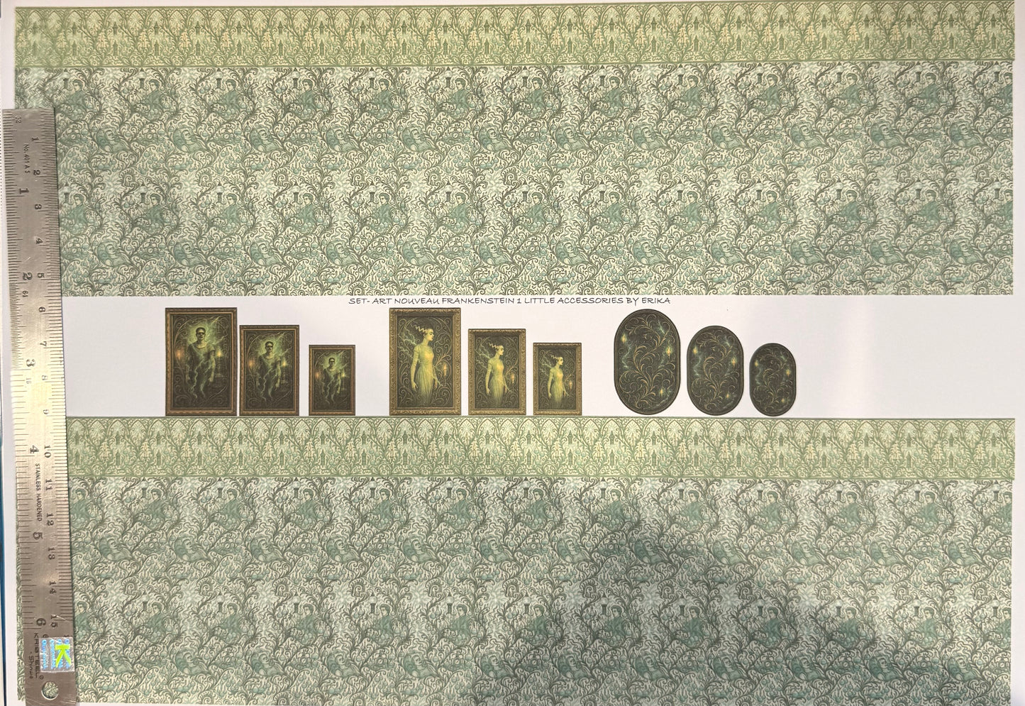 SET - ART NOUVEAU FRANKENSTEIN 1      1/48
