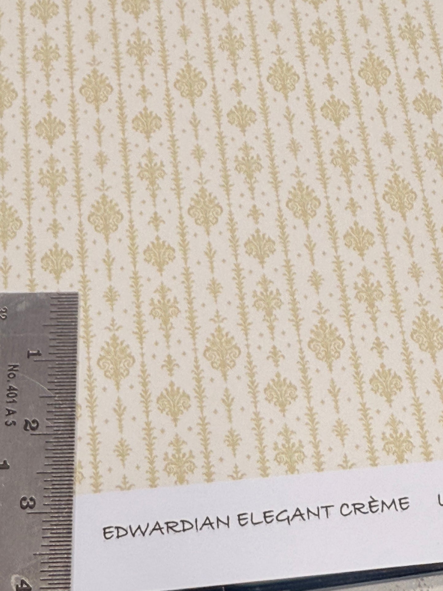 WALLPAPER EDWARDIAN ELEGANT CREM