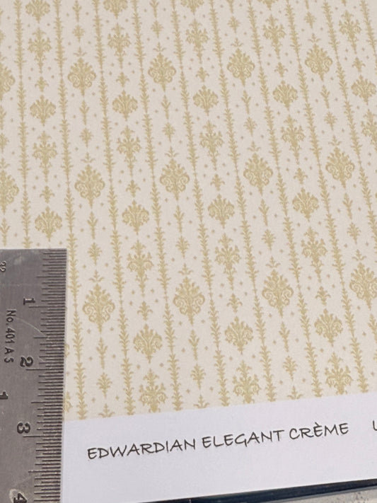 WALLPAPER EDWARDIAN ELEGANT CREM