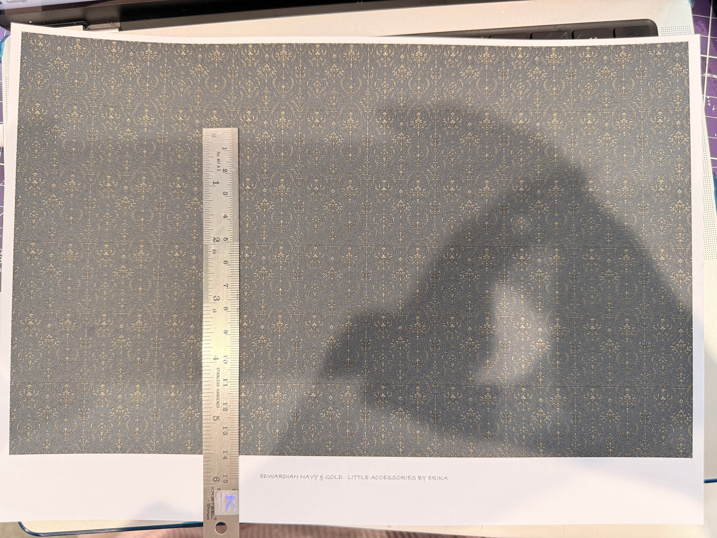EDWARDIAN DARK NAVY & GOLD