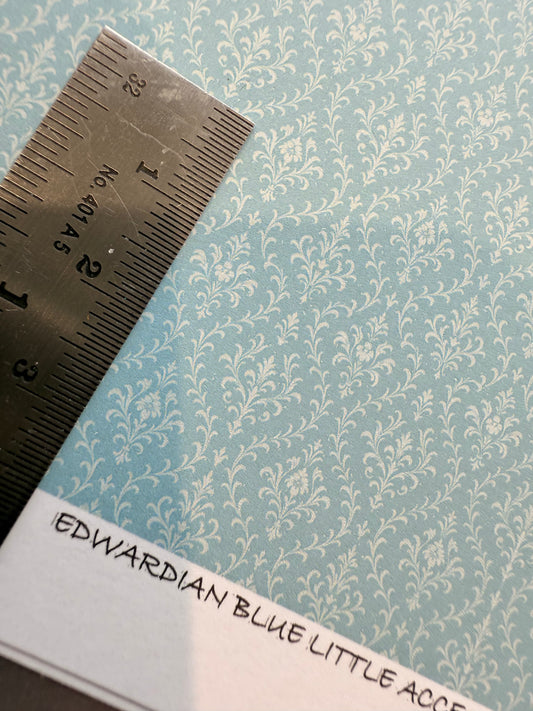 wallpaper EDWARDIAN BLUE 1/48