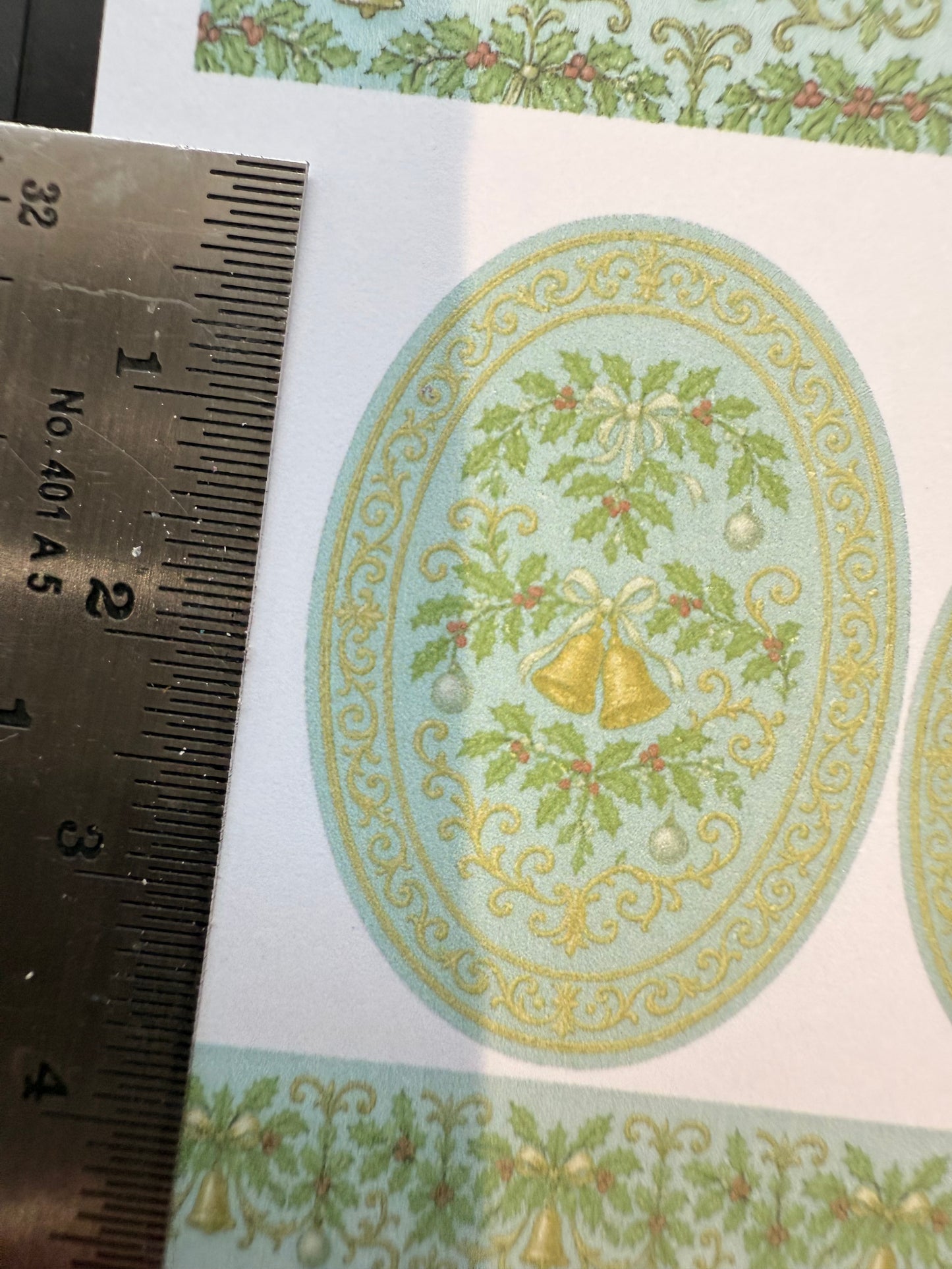 SET. EDWARDIAN CHRISTMAS MINT GREEN 1/48