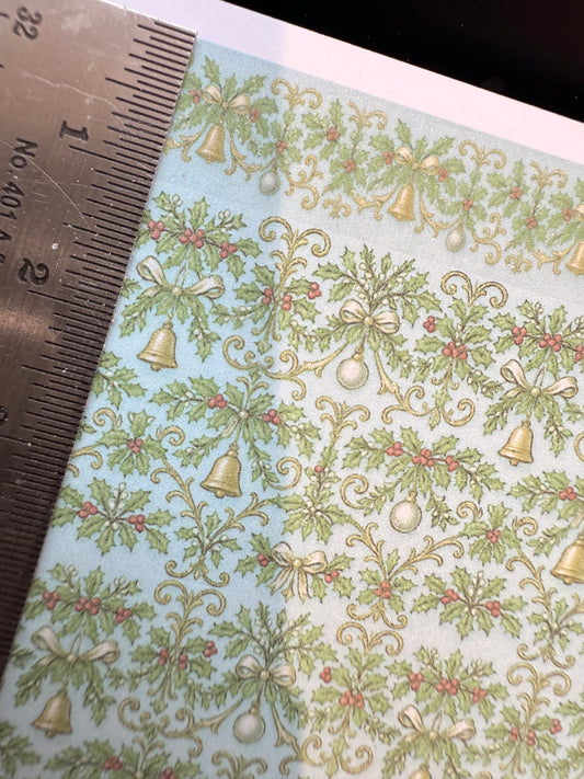 SET. EDWARDIAN CHRISTMAS MINT GREEN 1/48