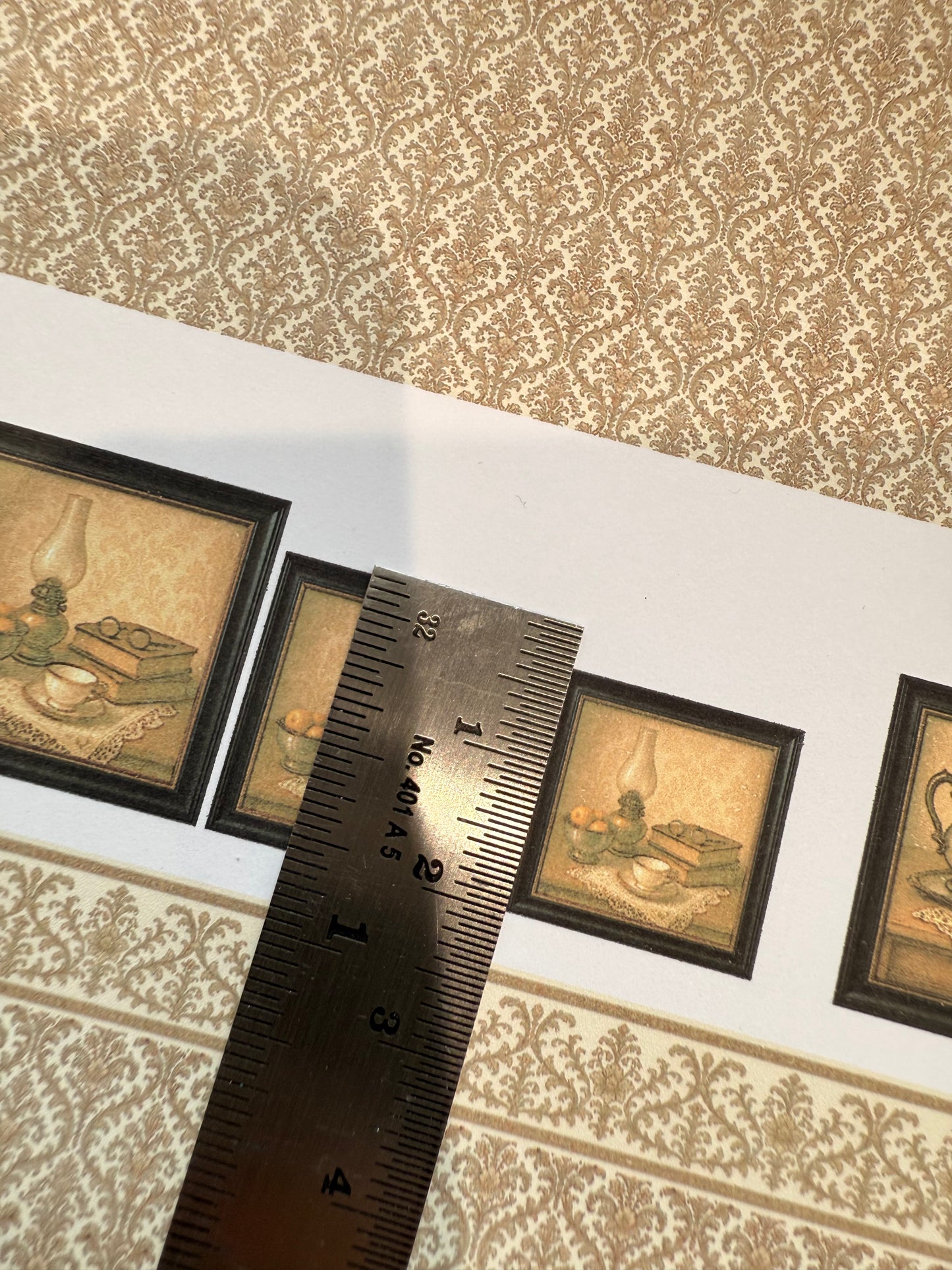 SET EDWARDIAN COFFEE COLOURS & STILL LIFE 1/48