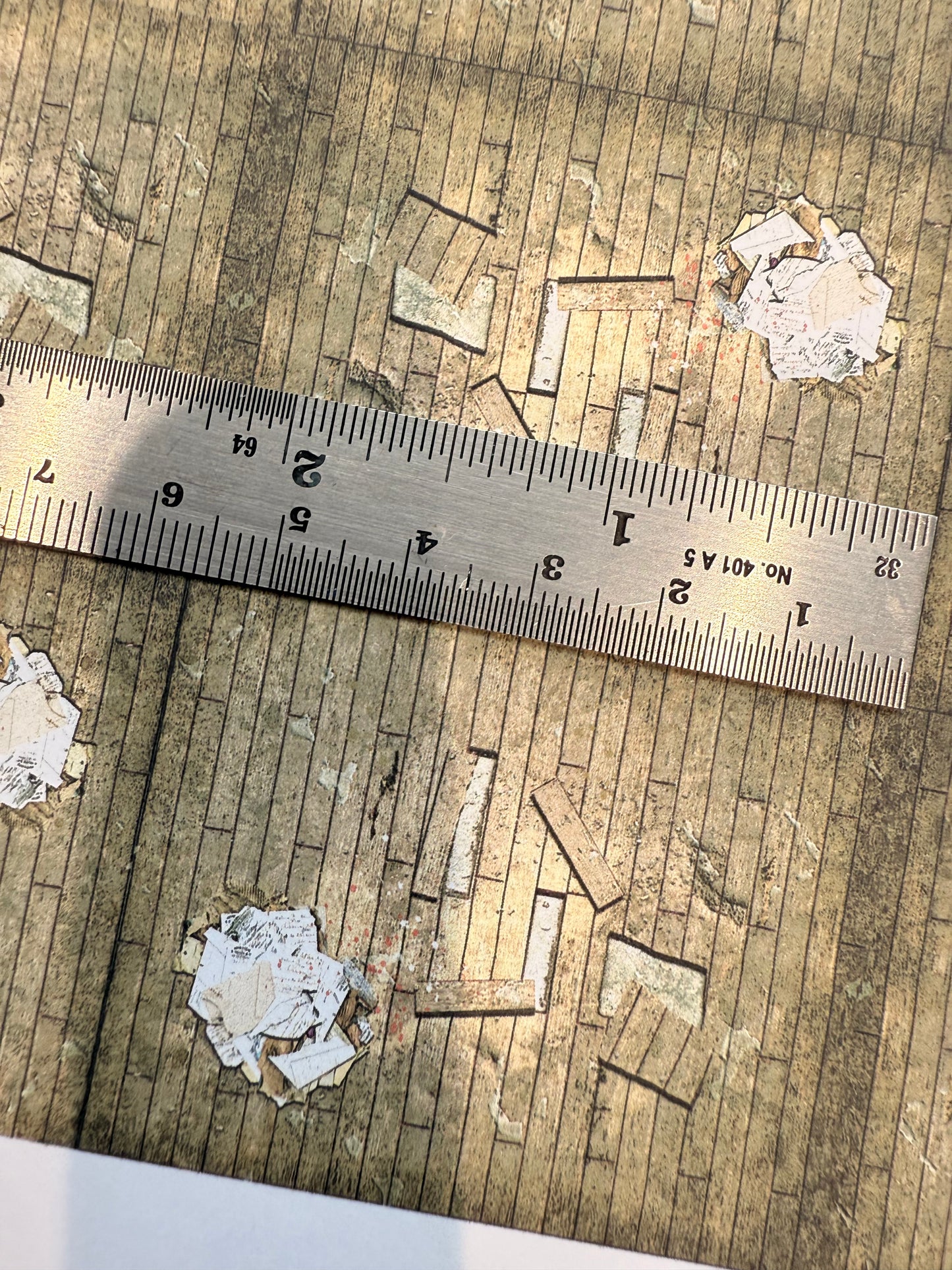 FLOORING SCRUFFY DAMAGED FLOORBOARDS 1/48