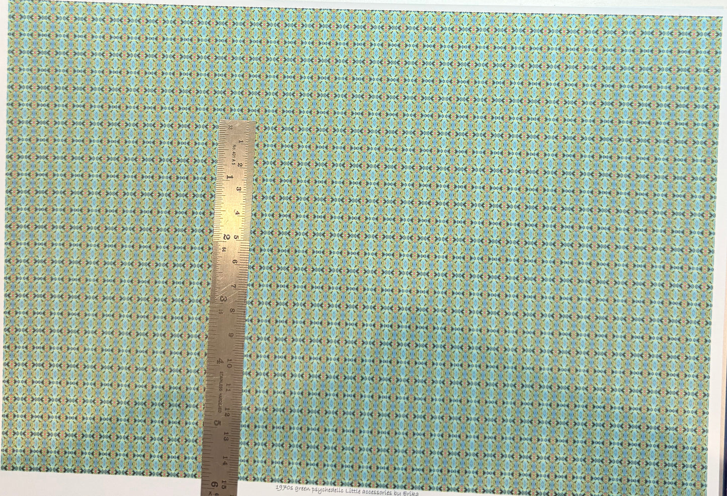 1970s green psychedelic  1/48