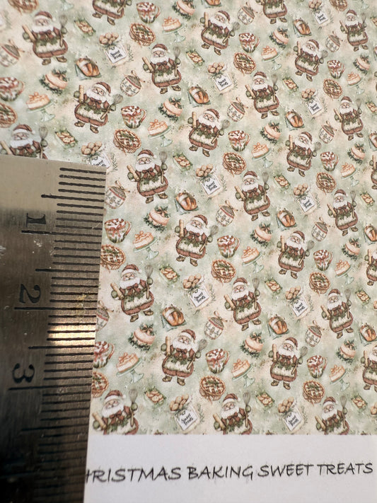 FABRIC CHRISTMAS BAKING SWEET TREATS  1/48