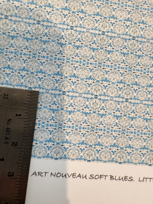 FABRIC ART NOUVEAU SOF BLUES 1/48