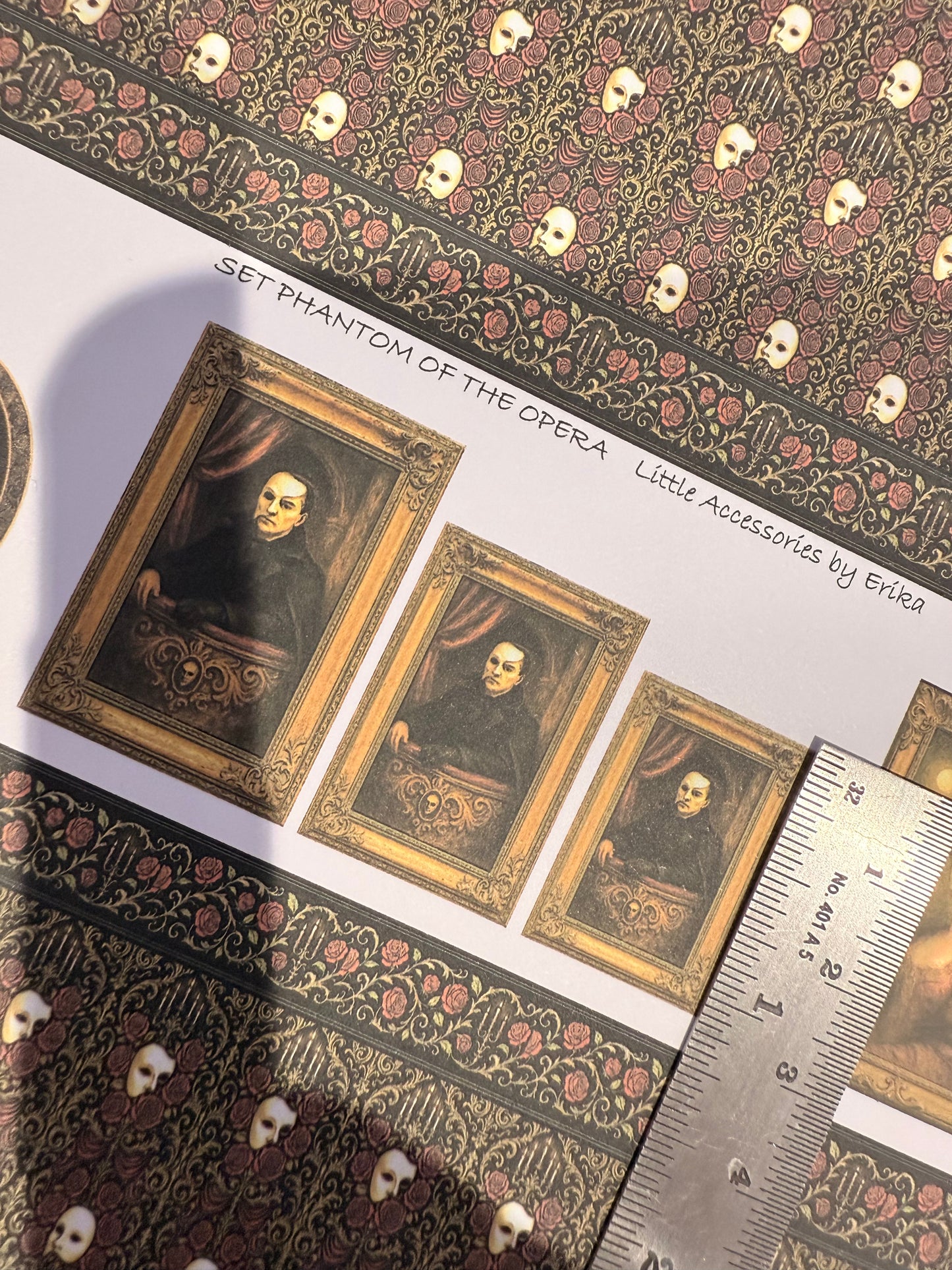 SET OF MATCHING PHANTOM OF THE OPERA WALLPAPER 1/48