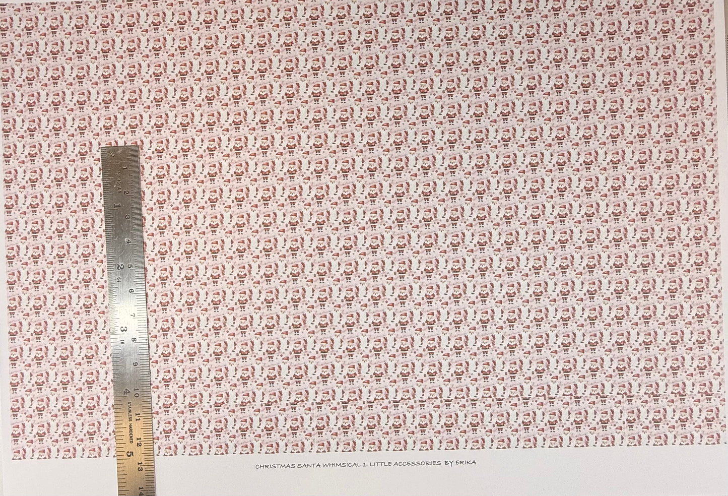 FABRIC CHRISTMAS CHRISTMAS SANTA WHIMSICAL 1/48