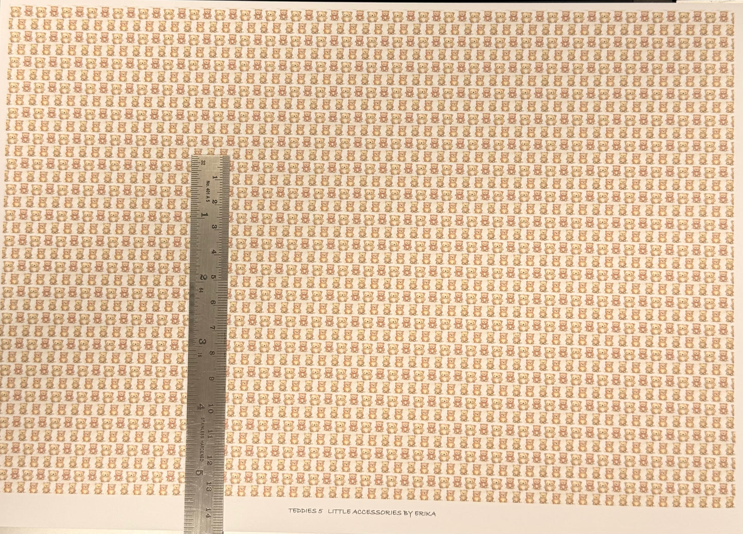 WALLPAPER CHILDREN TEDDIES 5 1/48TH