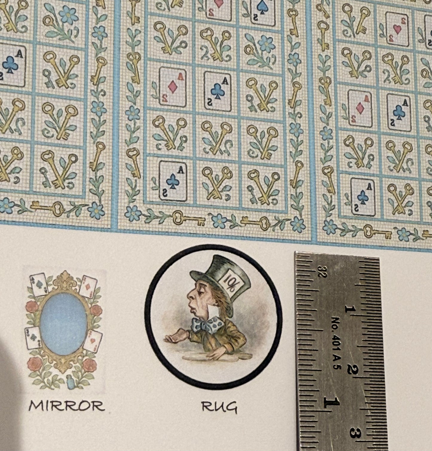 SET angela Alice pack mushrooms & tiled floor. 1/48