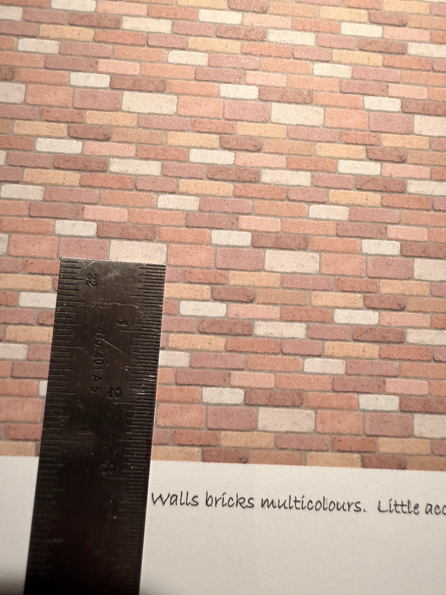 outside walls brick multicoloured 1/48