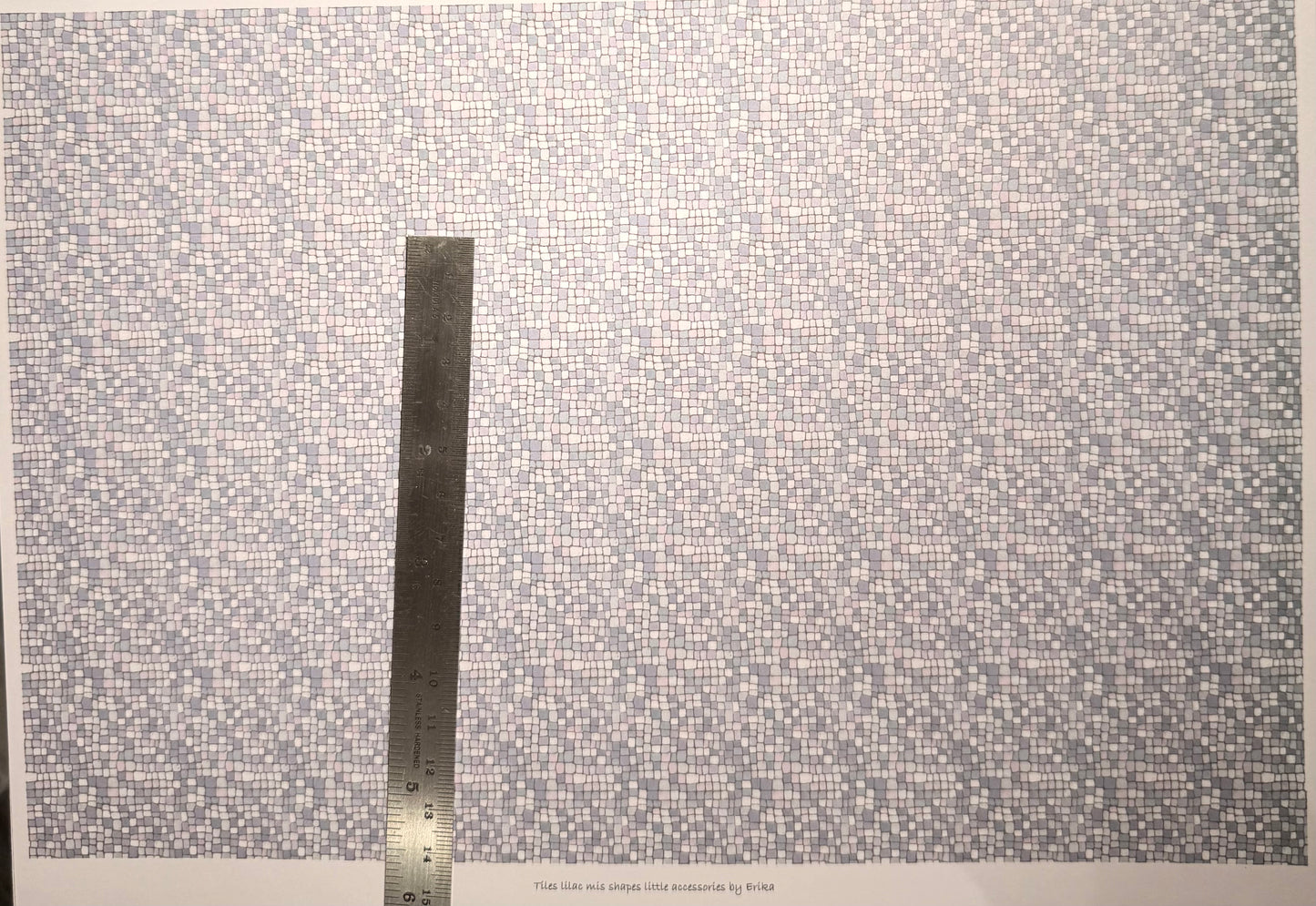 FLOORING /TILES LILAC MIS SHAPEN 1/48