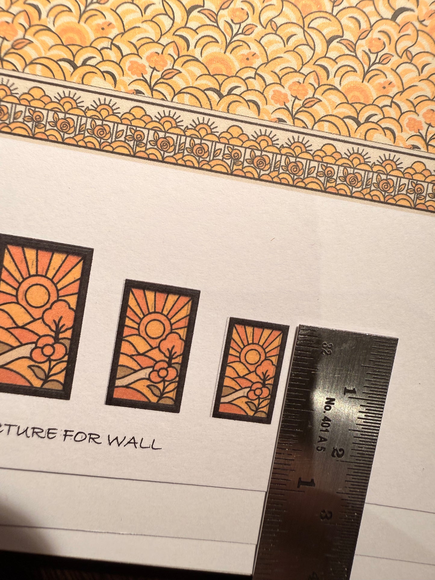 SET CLARICE CLIFF SUNBURST 3