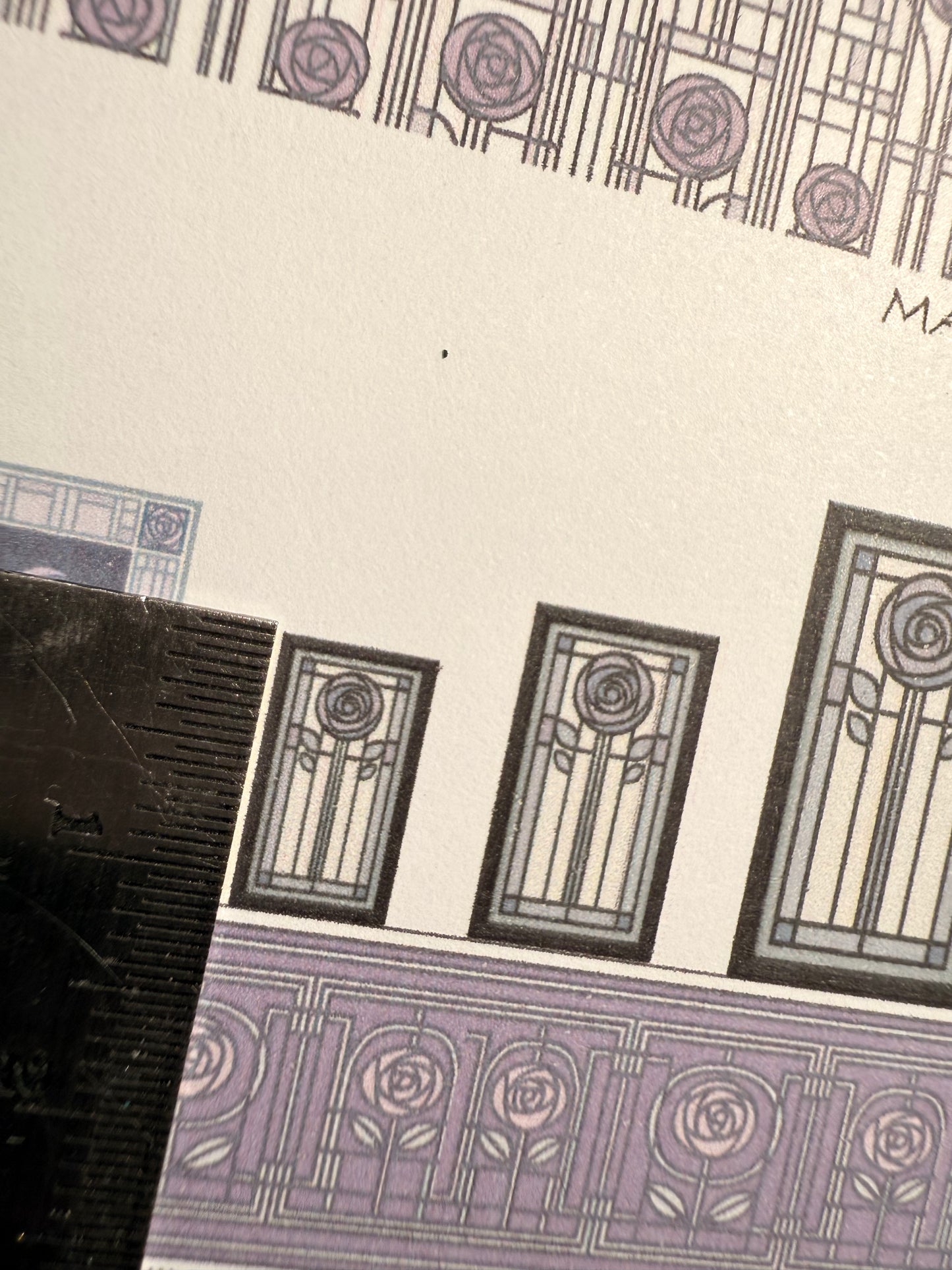 SET MACKINTOSH PURPLE ROSES