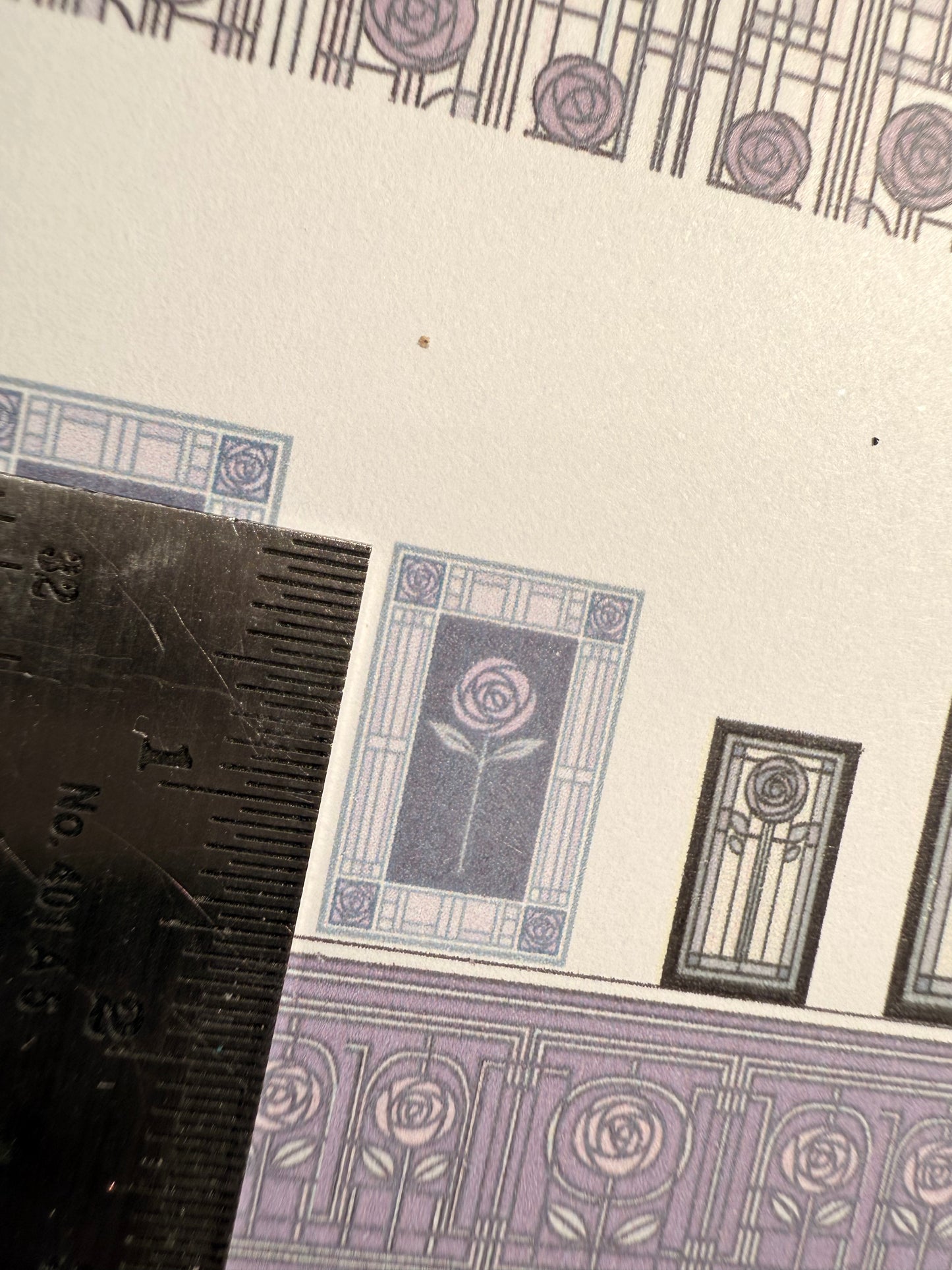 SET MACKINTOSH PURPLE ROSES