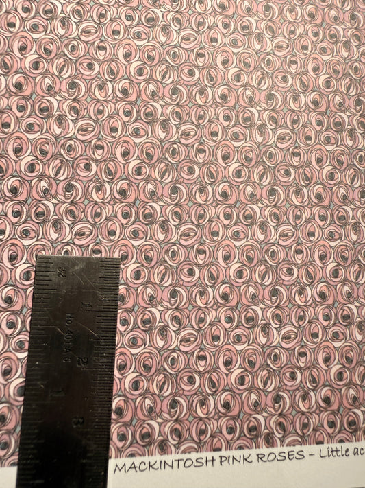 WALLPAPER MACKINTOSH PINK ROSES