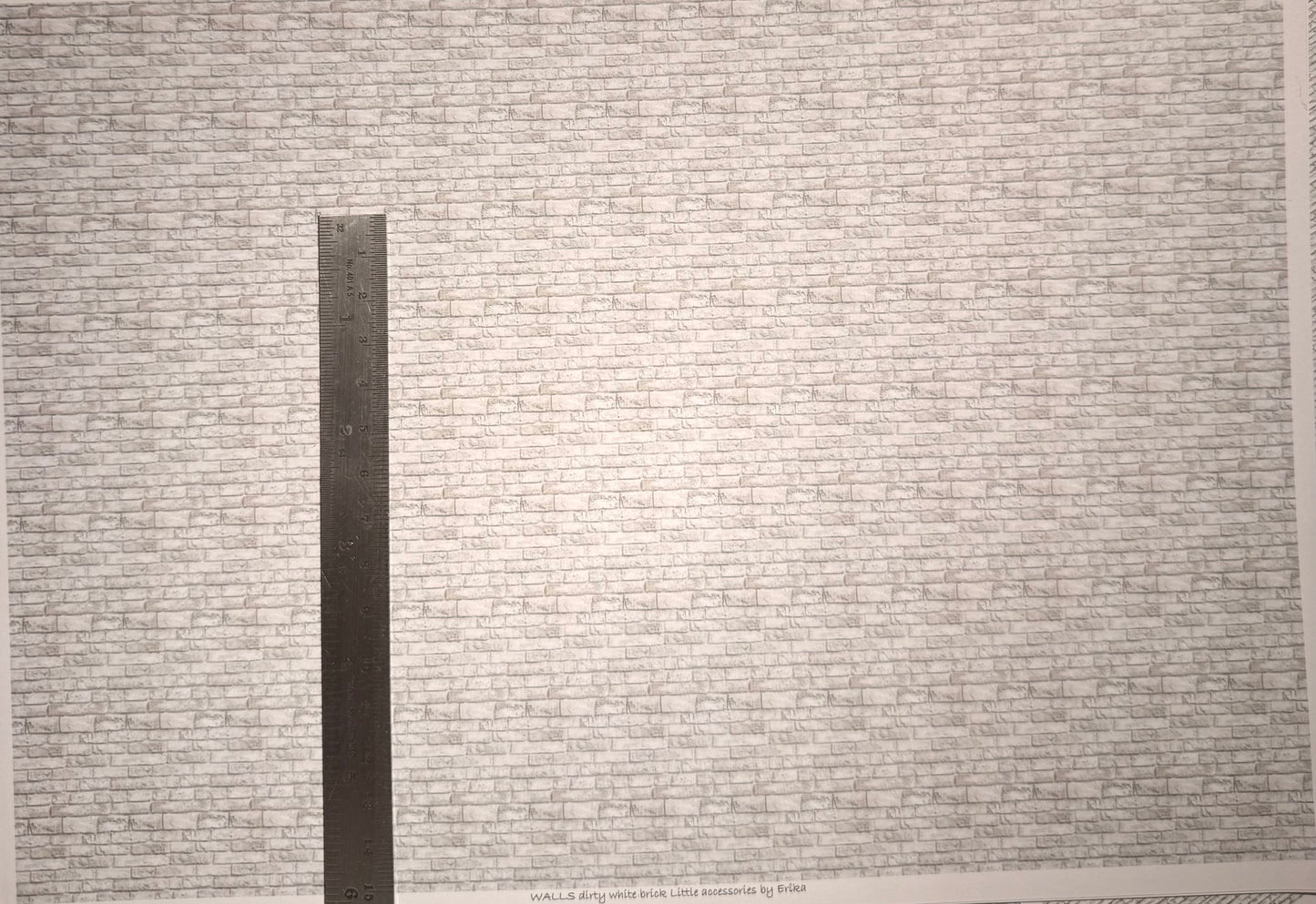 WALLPAPER OUTSIDE WALLS DIRTY WHITE BRICKS