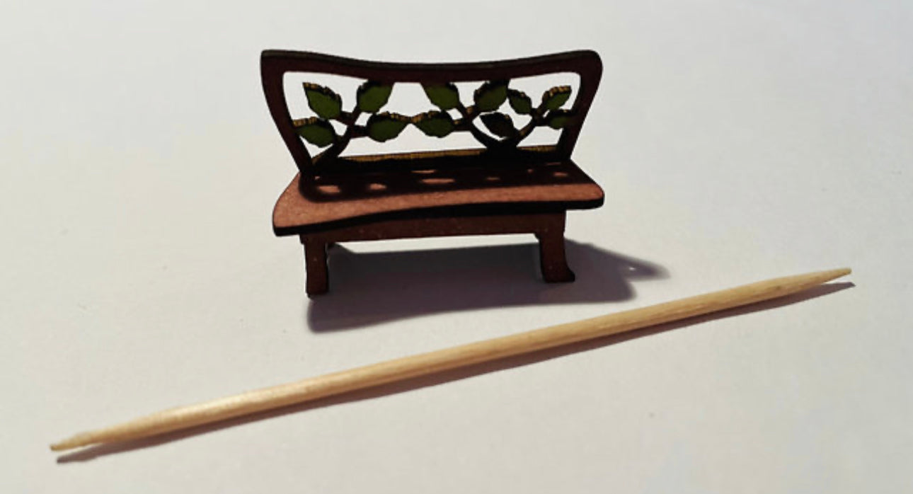 Enchanted Forest BENCH. 1/48th scale KIT