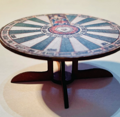 Arthurian, Merlin & Medieval collection. ROUND TABLE & 6 CHAIRS. 1/48th scale KIT