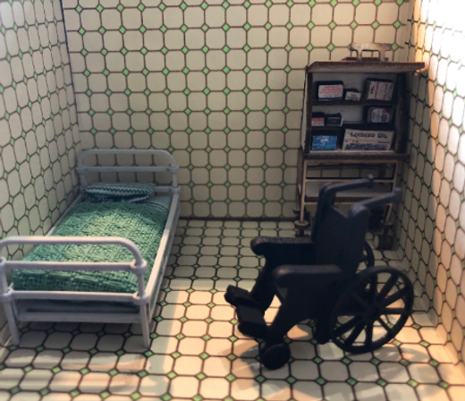 Medical  collection. WHEELCHAIR. 1/48th scale KIT