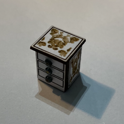 Decorative Collection. bed side cabinet 1/48th scale KIT