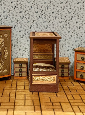 Decorative Collection. bed side cabinet 1/48th scale KIT