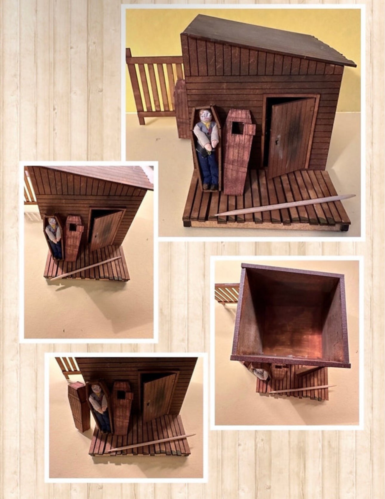 Buildings collection. 1/48th scale Wild west undertakers KIT