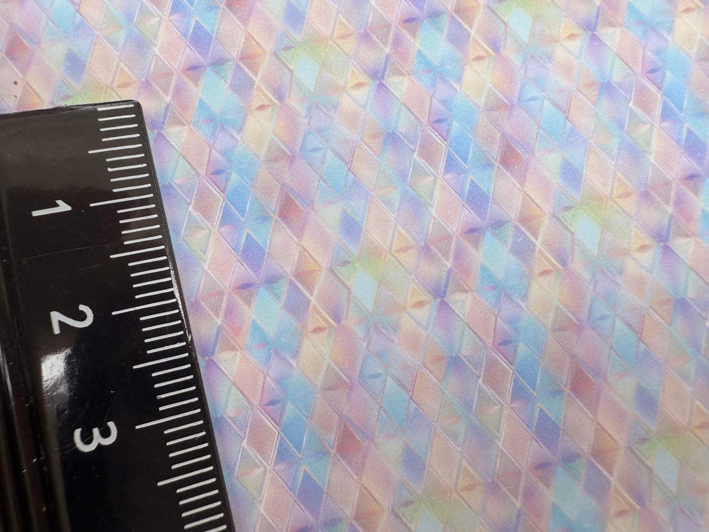 Wallpaper iridescent art deco pink blue.